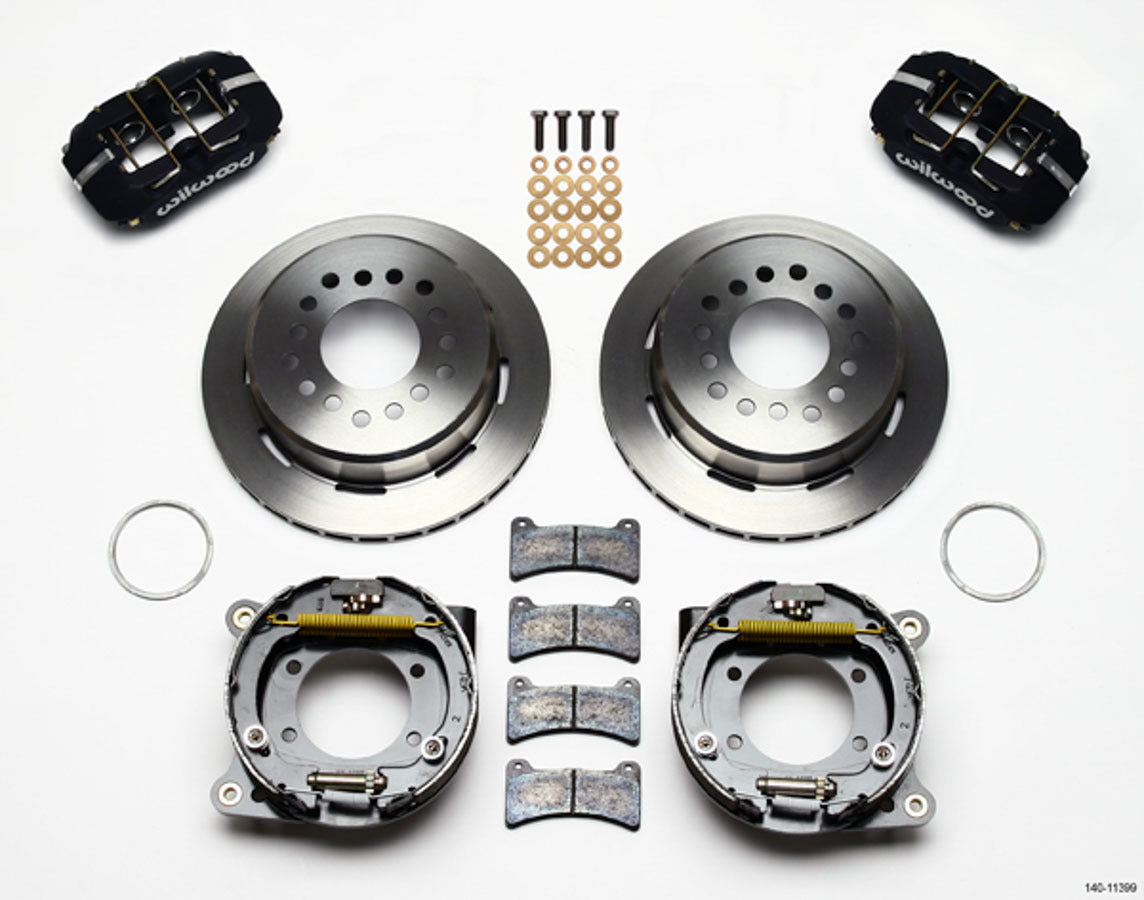 Wilwood 140-11399 Dynapro Rear Brake Kit for 1993-1997 GM F-Body, 11-Inch Plain Rotor