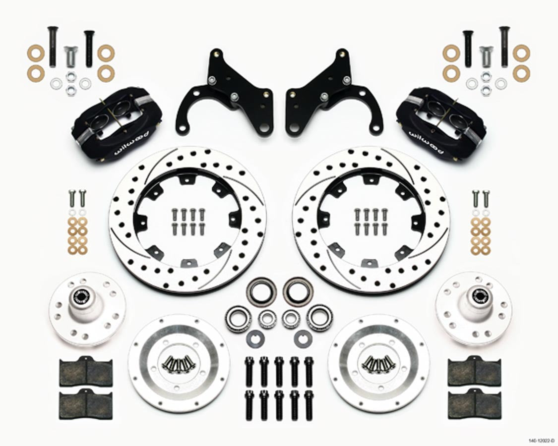 Wilwood 140-12022-D Dynalite Front Big Brake Kit for 1965-1968 GM B-Body