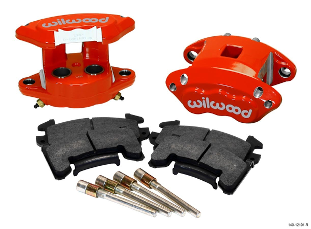 Wilwood 140-12101-R Rear Brake Kit, D154, Red