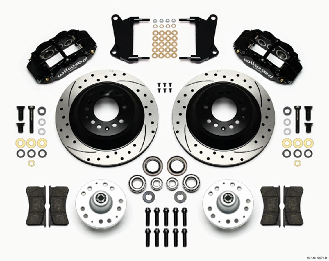 Wilwood 140-12271-D Front Disc Brake Kit with Black Superlite 6R Calipers for 1964-1974 GM A-Body, F-Body and X-Body