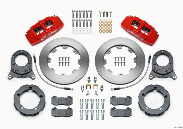 Wilwood 140-13303-R Dynapro Front Brake Kit for 1966-1975 Ford Bronco, Red