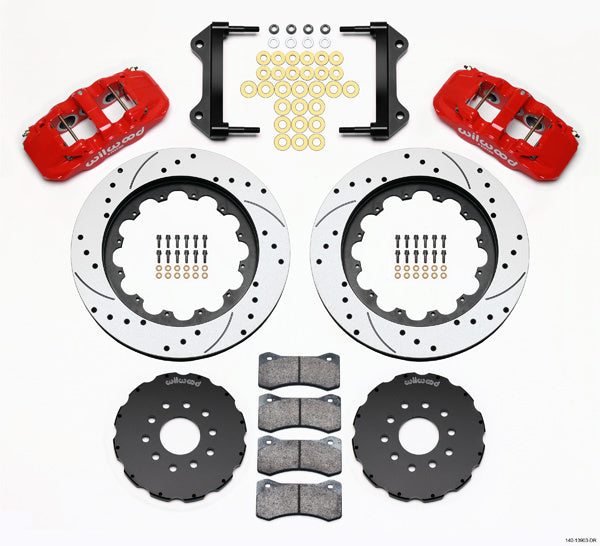 Wilwood AERO6 Front Big Brake Kit 140-13903-DR for 2009-2013 Chevy Corvette