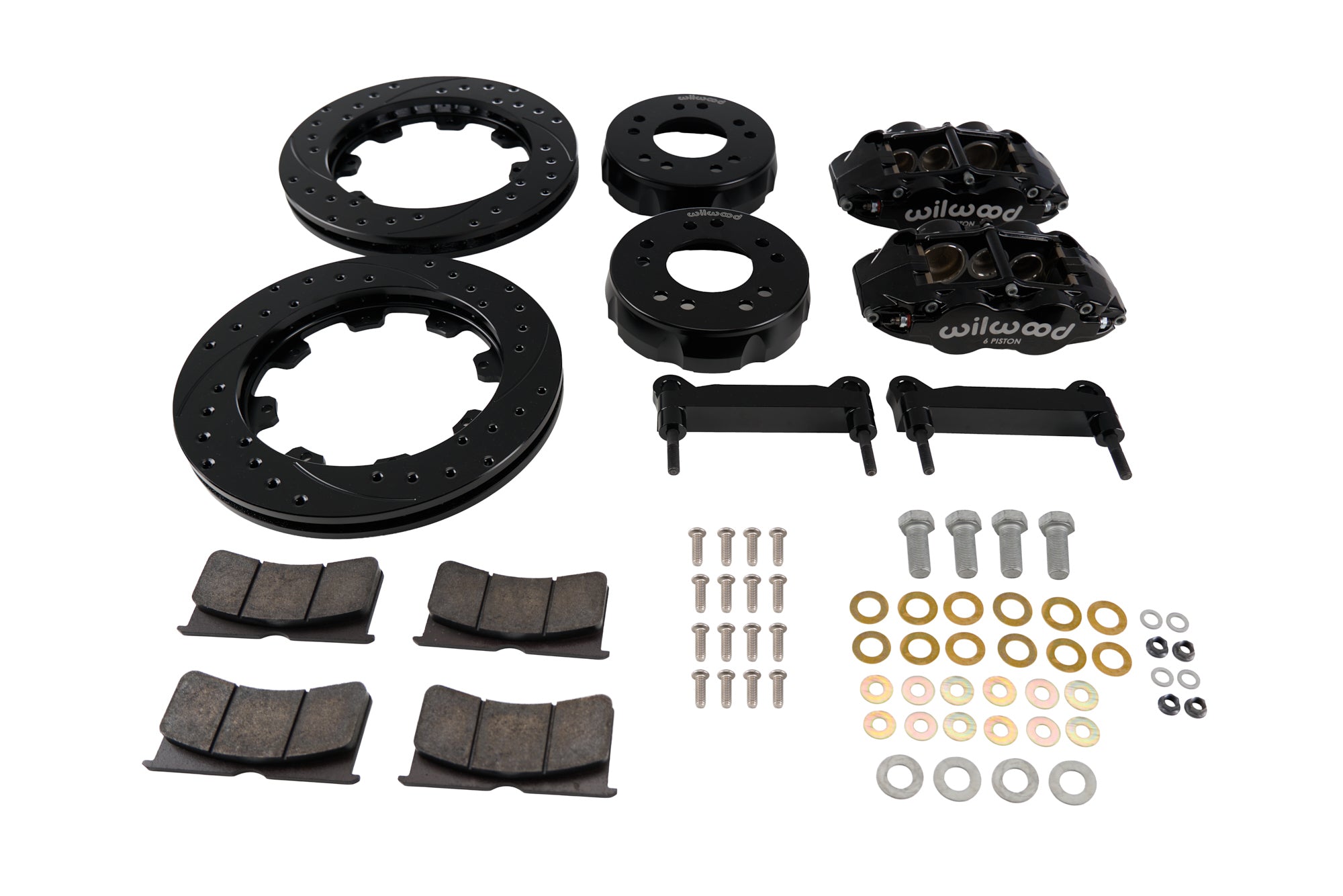 Wilwood 140-15302-D Front Disc Brake Kit for GM SUV and Truck, 6-Piston Superlite 4R Caliper