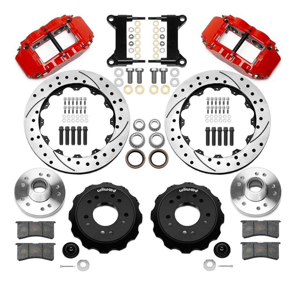 Wilwood 140-15949-DR Front Brake Kit for 1988-1998 GM C1500 5-Lug Trucks