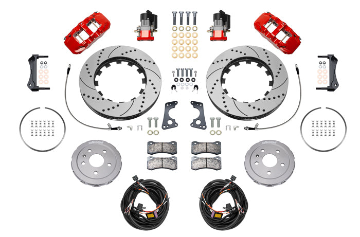 Wilwood AERO4 Rear Big Brake Kit 140-17009-DR for 2020-2024 Chevrolet Corvette C8