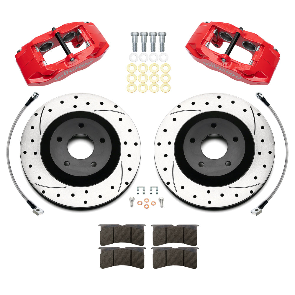 Wilwood 140-17669-DR SLC56 Front Brake Kit for 1997-2004 Chevrolet Corvette