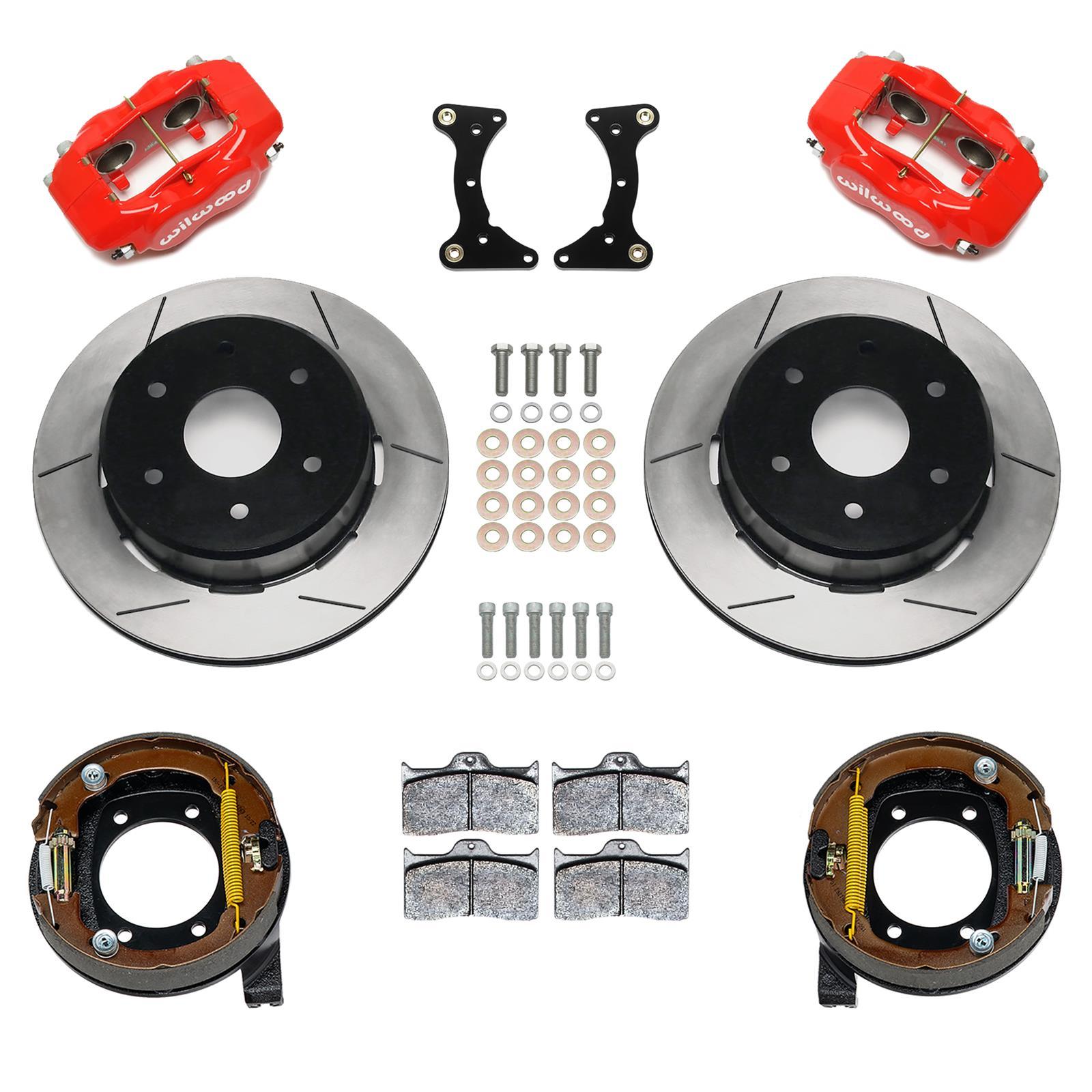 Wilwood 140-18158-R Forged Dynalite Rear Brake Kit for 1971-1991 GM Full-Size SUVs