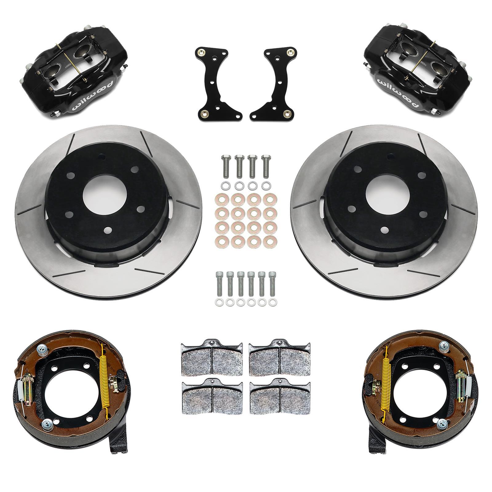 Wilwood 140-18158 Forged Dynalite Rear Brake Kit for 1971-1991 GM Full-Size SUVs