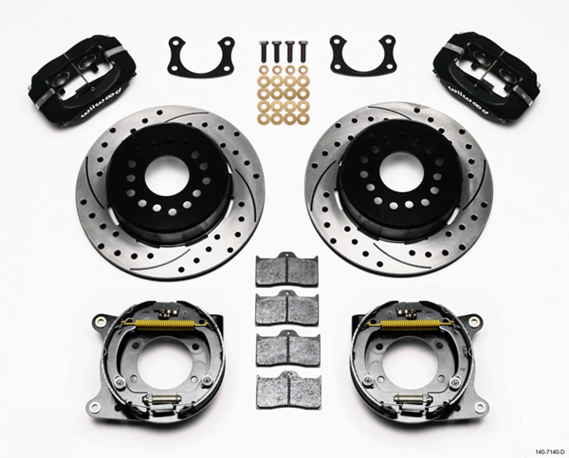 Wilwood 140-7140-D Dynalite Rear Brake Kit for Big Ford New Style 2.5-Inch Offset