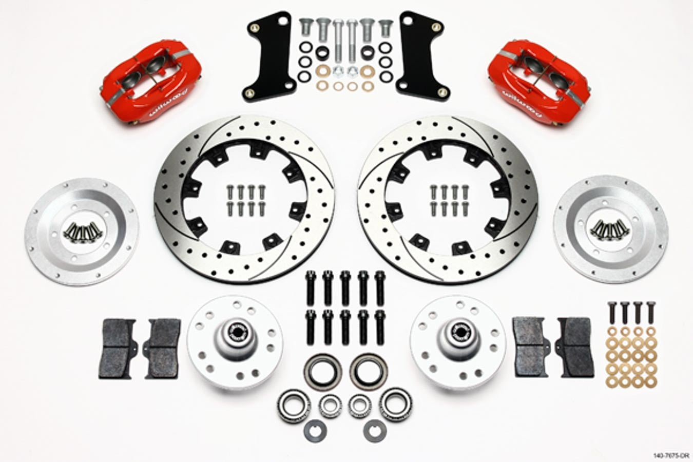 Wilwood 140-7675-DR Dynalite Front Brake Kit for 1964-72 GM A-Body, F-Body and X-Body
