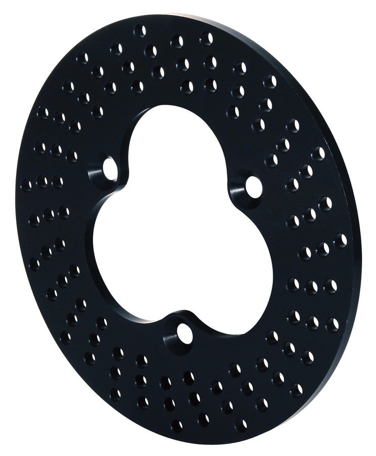 Wilwood 160-3411A Drilled Aluminum Brake Rotor, 10.2-Inch Diameter, 3 x 5-Inch Bolt Pattern