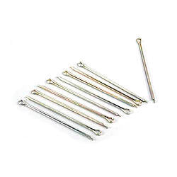 Wilwood 180-0055 Cotter Pin Kit, 1/8 x 3 Inch, Zinc-Plated Steel, Set of 10