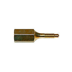 Wilwood 220-0971 Pressure Gauge Adapter Fitting, 1/8 in NPT Female to 1/4-28 in Inverted Flare Male