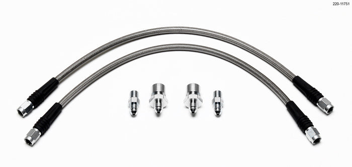Wilwood 220-11751 Flexline Front Brake Hose Kit for 1995-2005 Mazda Miata