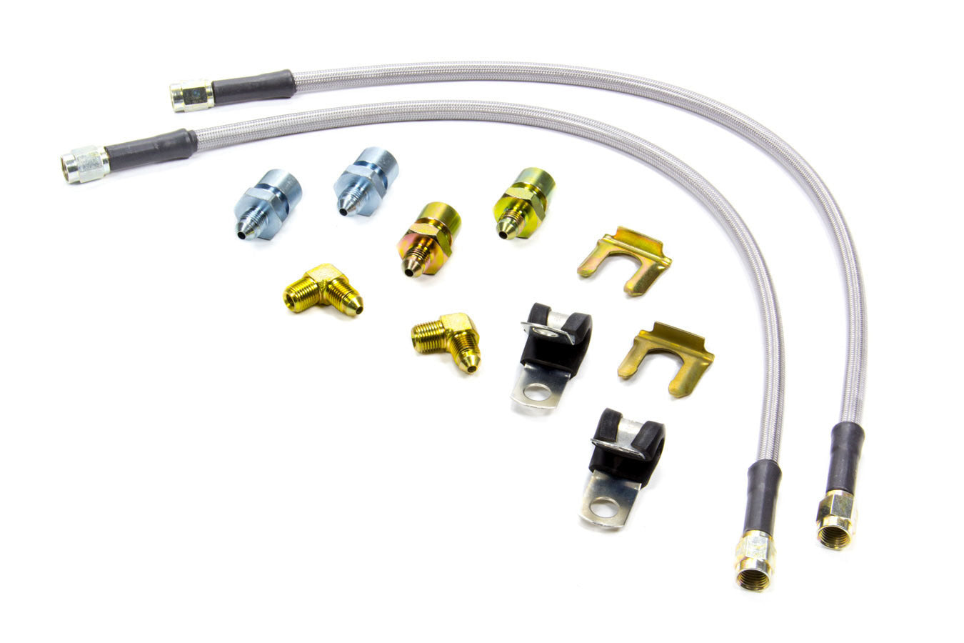Wilwood 220-12168 Flexline Brake Hose Kit for 1965-1969 Ford Mustang Front