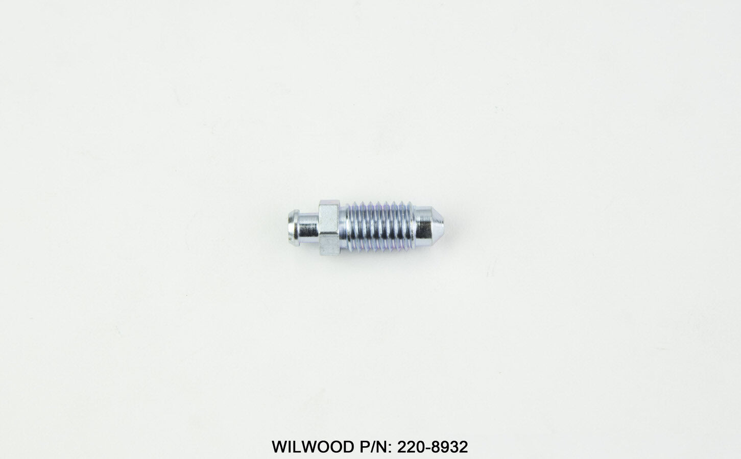 Wilwood 220-8932 Bleeder Screw Kit, M10 x 1.50 Thread, Steel, Zinc Plated