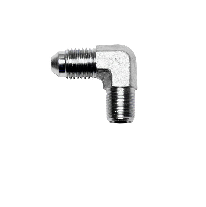 Wilwood 220-9924 90-Degree 4 AN Male to 1/8 in NPT Male Adapter Fitting
