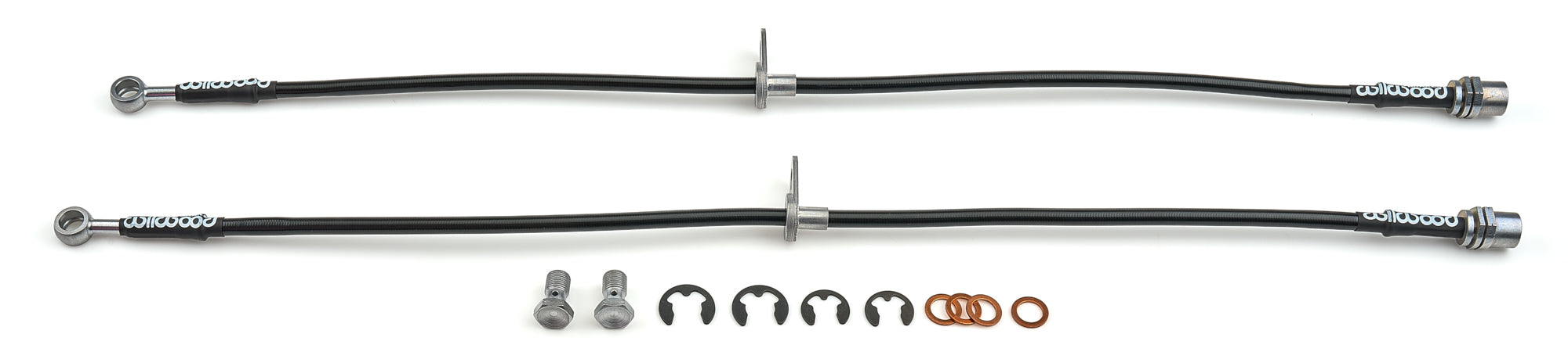 Wilwood 221-17405 Flexline Front Brake Hose Kit for 2005-2010 Scion tC