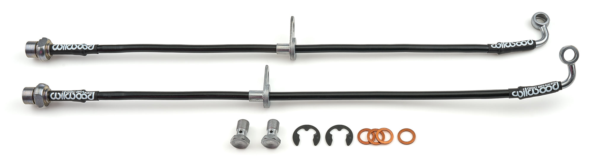 Wilwood 221-17407 Flexline Front Brake Hose Kit for 2005-2015 Toyota Tacoma
