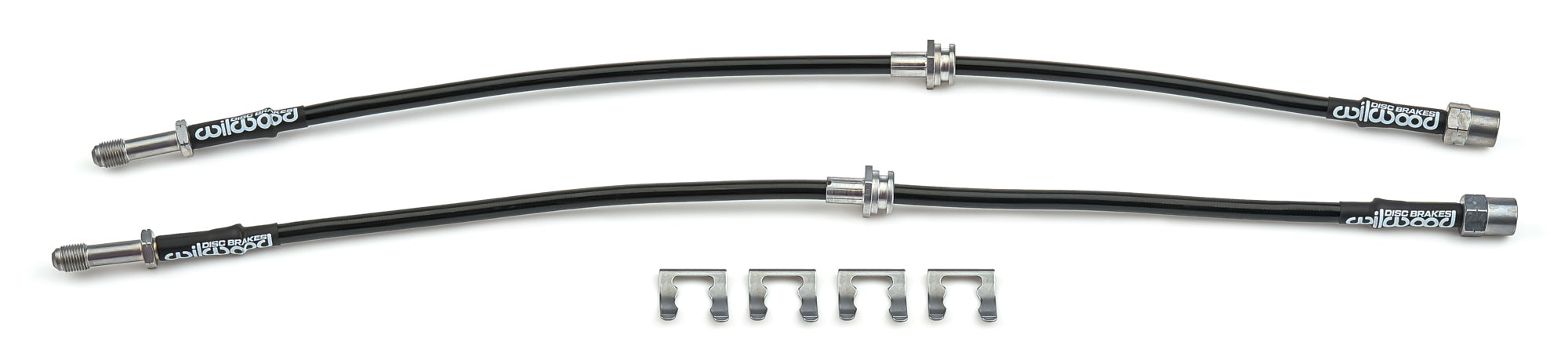 Wilwood 221-17413 Flexline Rear Brake Hose Kit for 2001-2006 BMW 330Ci and M3