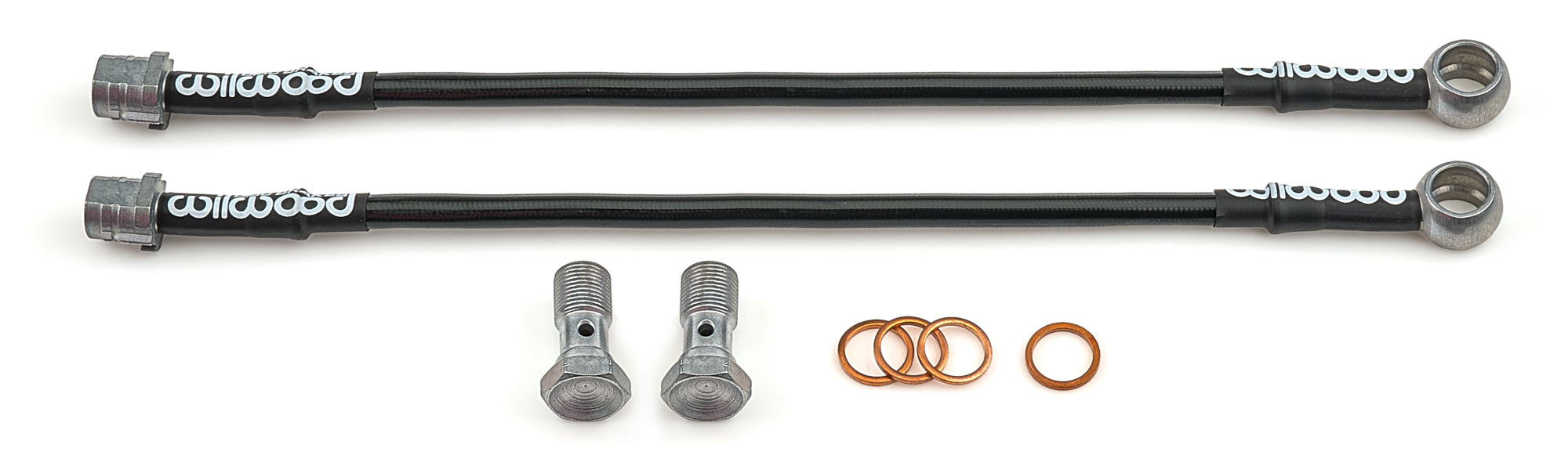 Wilwood 221-17415 Flexline Rear Brake Hose Kit for 1996–2009 Audi A4