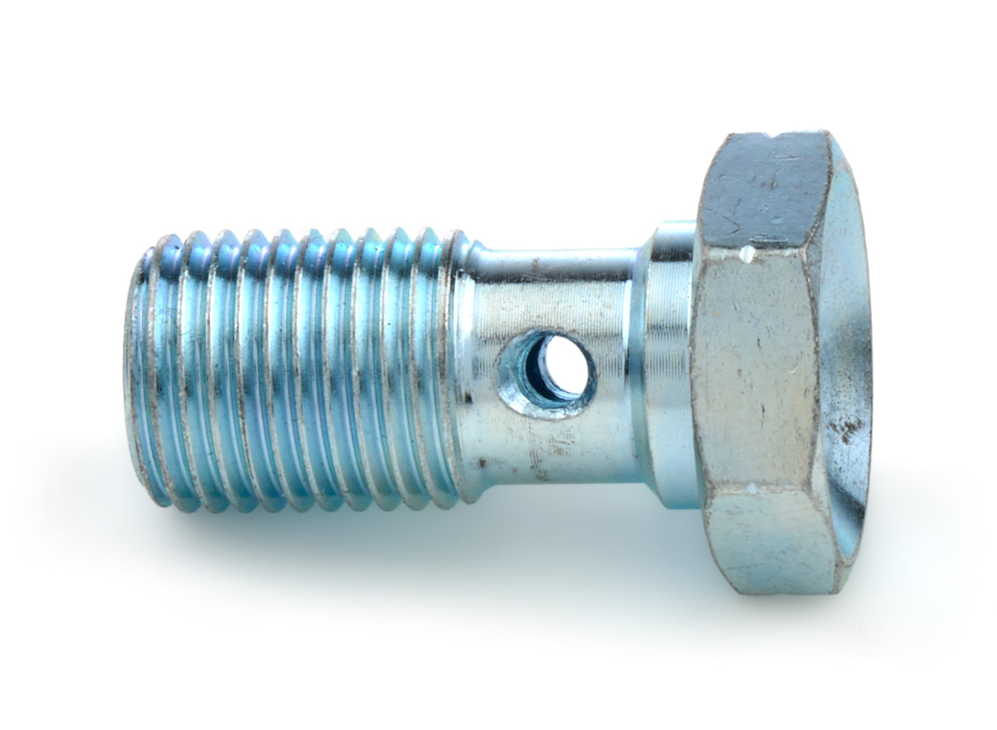 Wilwood 230-10448 Single Banjo Bolt, 10 mm x 1.0 Thread, 20 mm Length, Zinc-Plated Steel
