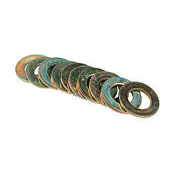 Wilwood 240-4387 Brake Caliper Shims, 7/16-Inch ID, 1-Inch OD, 0.016-Inch Thick, Steel, Set of 10