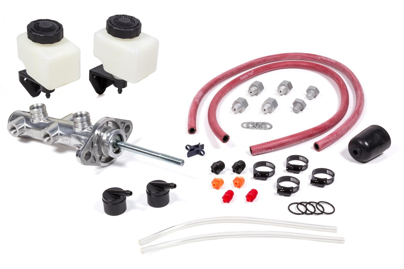 Wilwood 260-14241-P Tandem Master Cylinder with Remote Reservoir, 7/8-Inch Bore