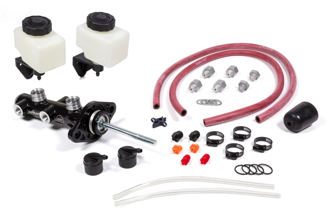 Wilwood 260-14242-BK Tandem Master Cylinder with Remote Reservoir, 15/16-Inch Bore, Black