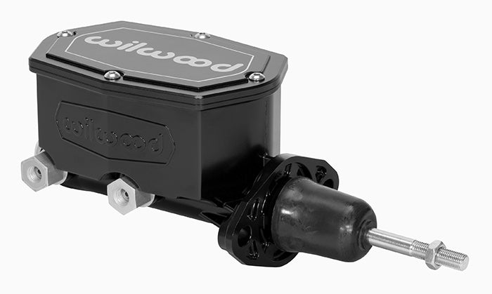 Wilwood 260-15540-BK Tandem Compact Master Cylinder, 1.00-Inch Bore