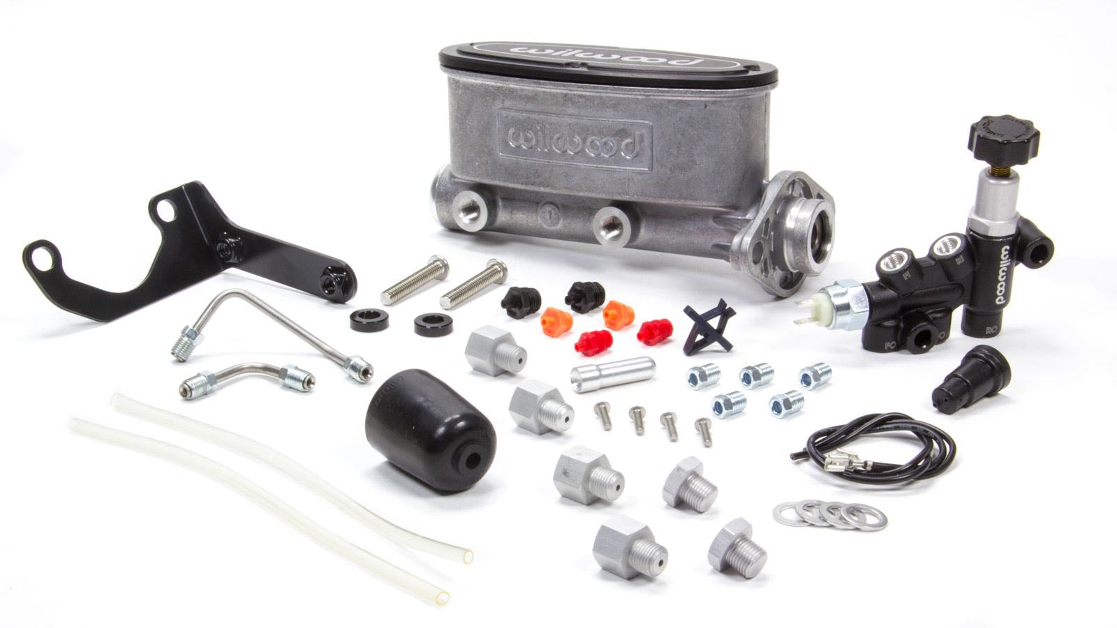 Wilwood 261-13269 Tandem Master Cylinder Kit with Bracket and Proportioning Valve