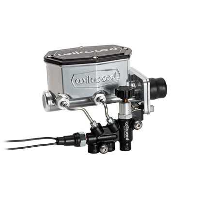 Wilwood 261-16797-BK Compact Tandem Master Cylinder Kit with Proportioning Valve for Mopar