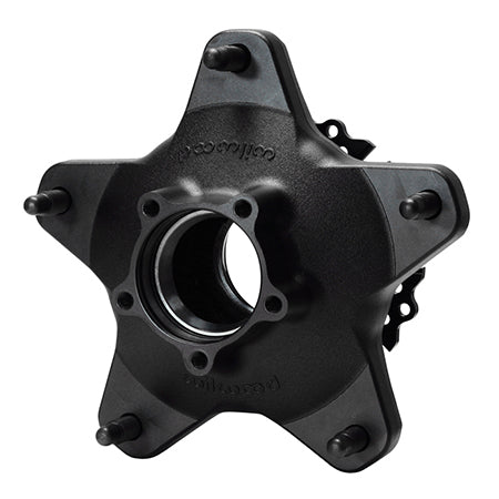 Wilwood Starlite 55XD Rear Wheel Hub 270-18422C, Wide 5 Direct Mount, Black Aluminum