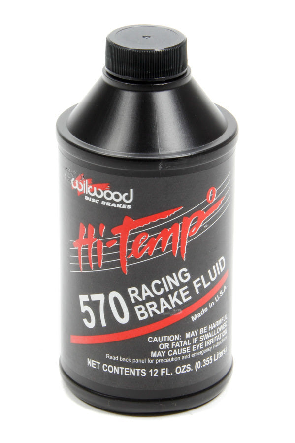 Wilwood 290-0632 570 Hi-Temp Racing Brake Fluid, DOT 3, 12 oz Bottle
