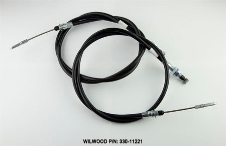 Wilwood 330-11221 Parking Brake Cable Kit for 2005-2010 Ford Mustang