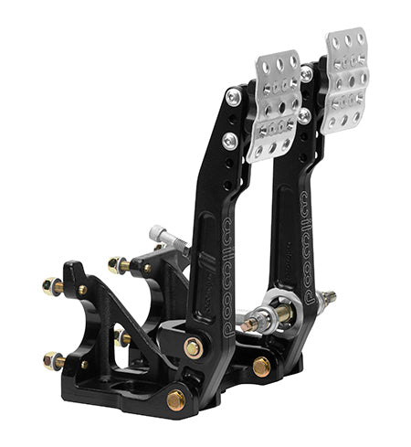 Wilwood 340-16607 Tru-Bar Dual Brake and Clutch Pedal Assembly