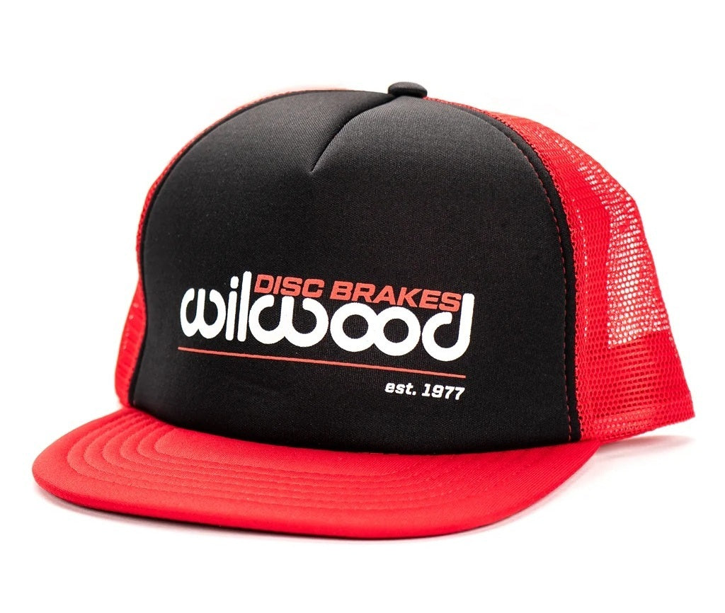 Wilwood Brakes BHTR_450-10552 Snap Back Hat Wilwood Black Red