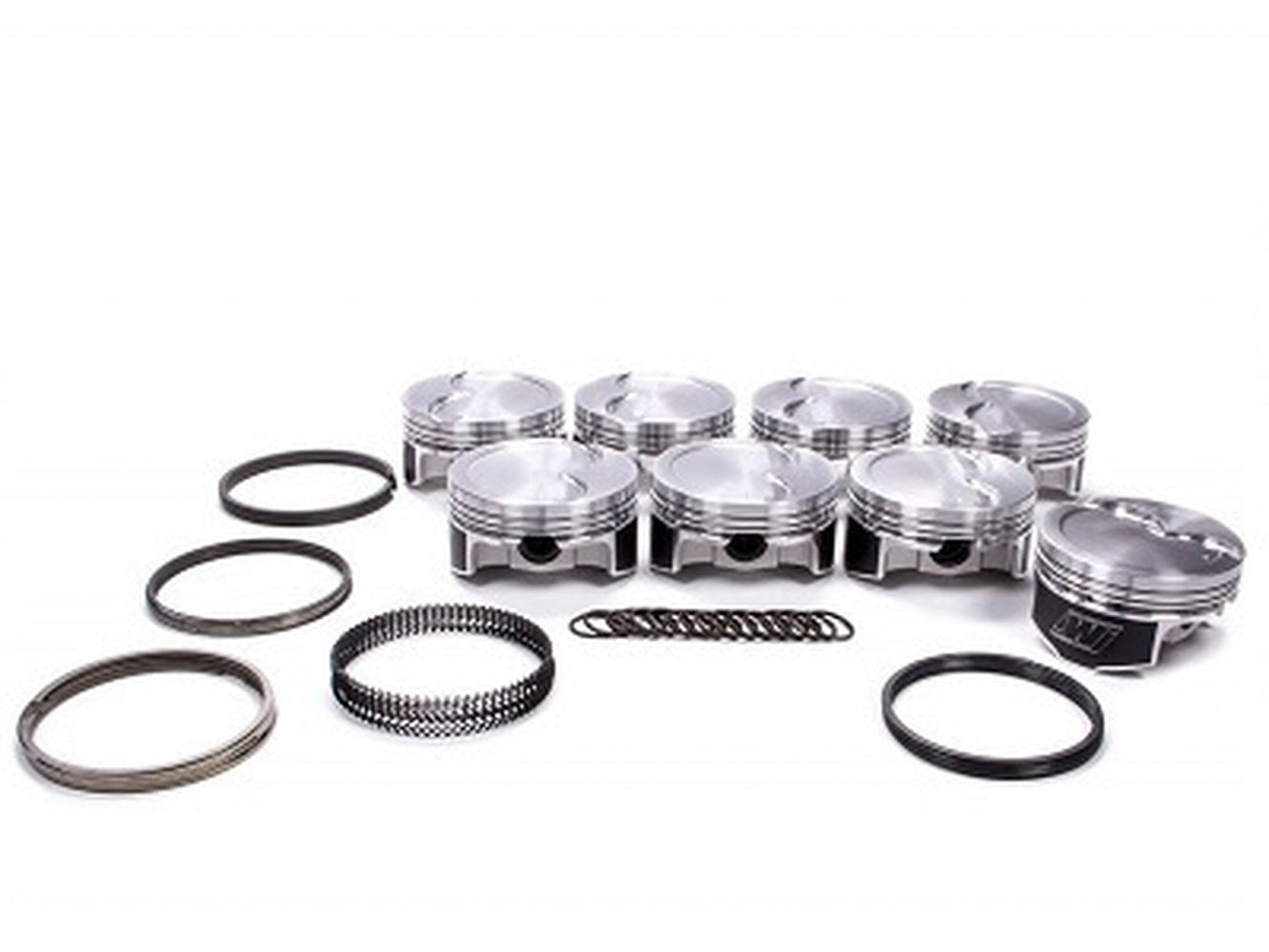 Wiseco K448X3 Professional Series Forged Dome Piston and Ring Set for GM LS-Series, 4.030-Inch Bore