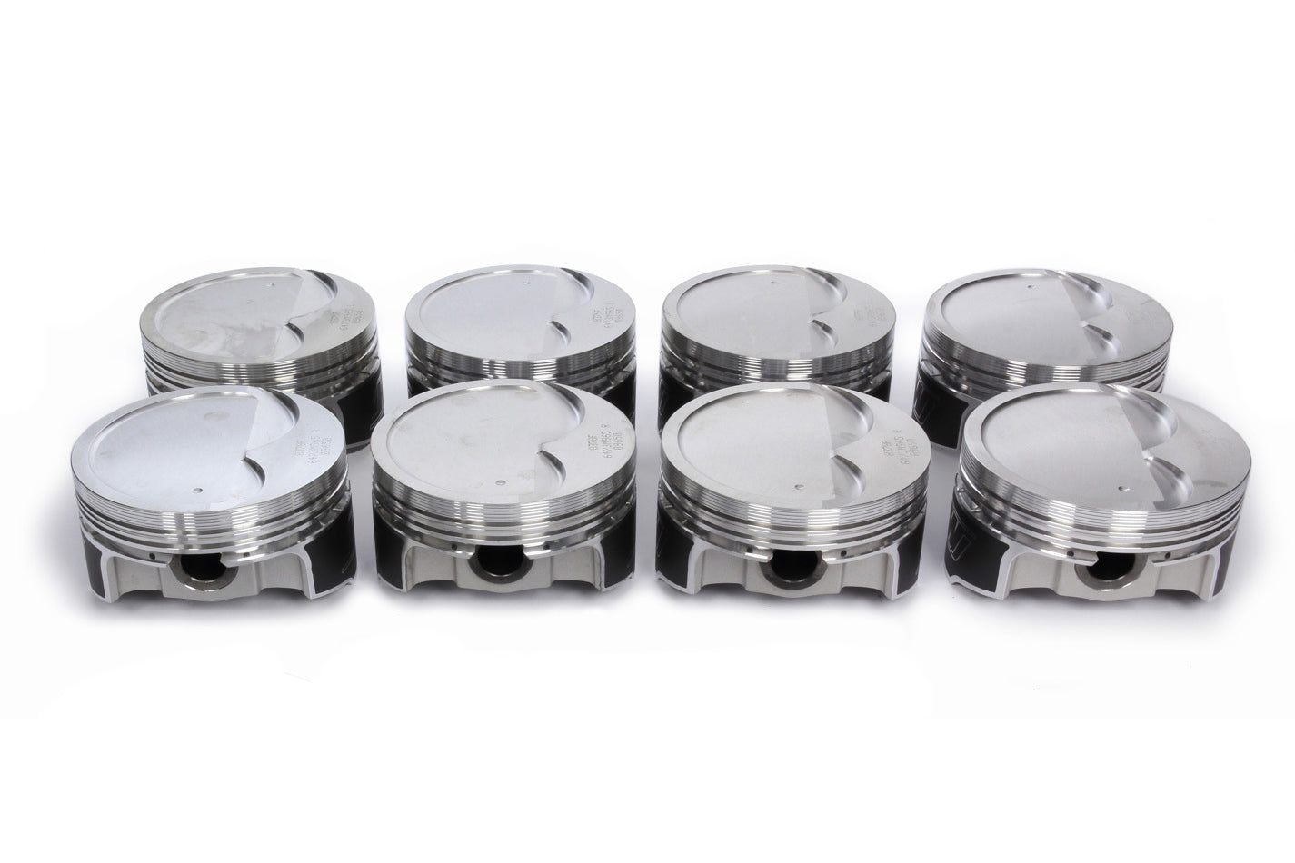 WISECO K474M965 GM LS-Series Forged Flat-Top Piston Set, 3.800-Inch Bore