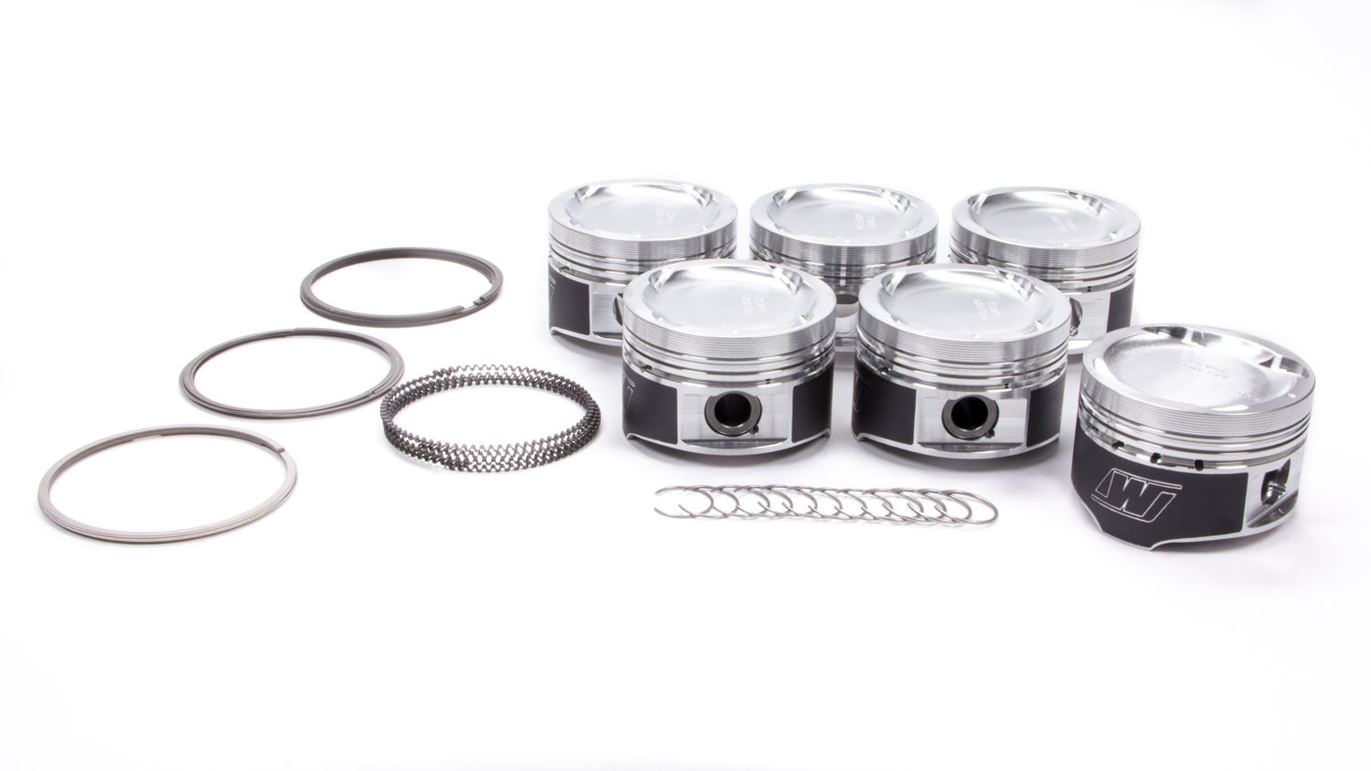 Wiseco K613M835 Sports Compact Forged Dished Piston and Ring Kit for Toyota 7M-GTE