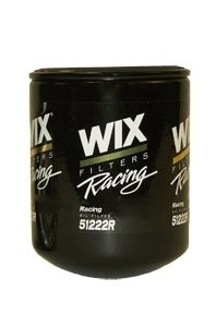 WIX Racing Filters 51222R Performance Oil Filter, Canister, Screw-On, 1-1/2-12 Thread