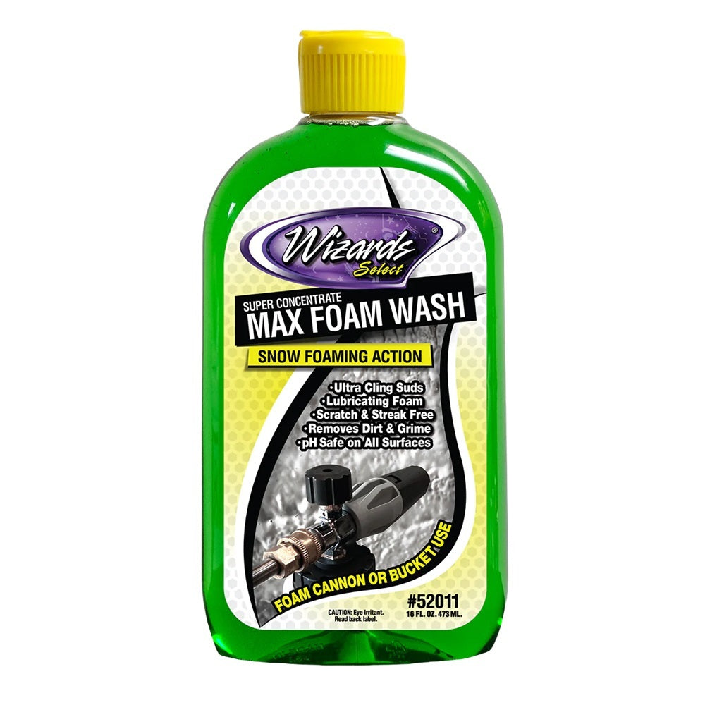 Wizards Products Select Max Foam Wash 52011, 16 oz Bottle