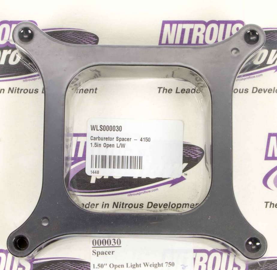 Wilson Manifolds Carburetor Spacer - 1.5 in Thick Square Bore - 000030