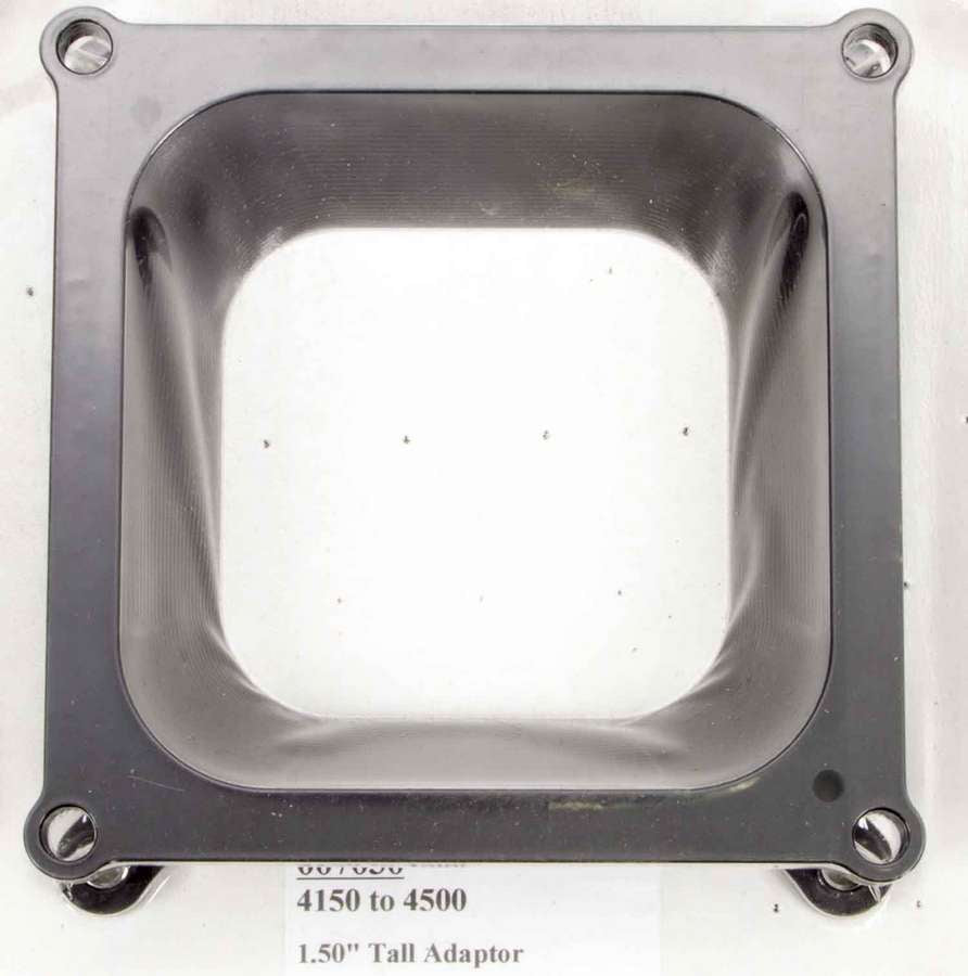 Wilson Manifolds Carburetor Adapter - 1.5 in Thick Dominator to Square Bore - 007030