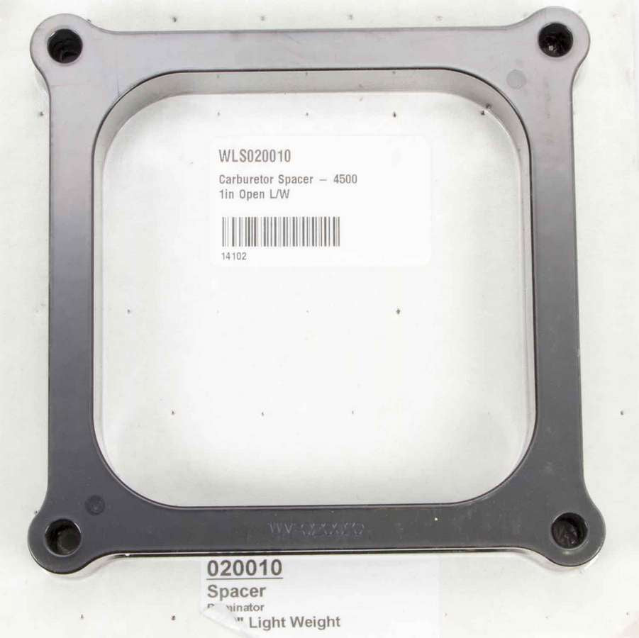 Wilson Manifolds Carburetor Spacer - 1 in Thick Dominator Flange - 020010