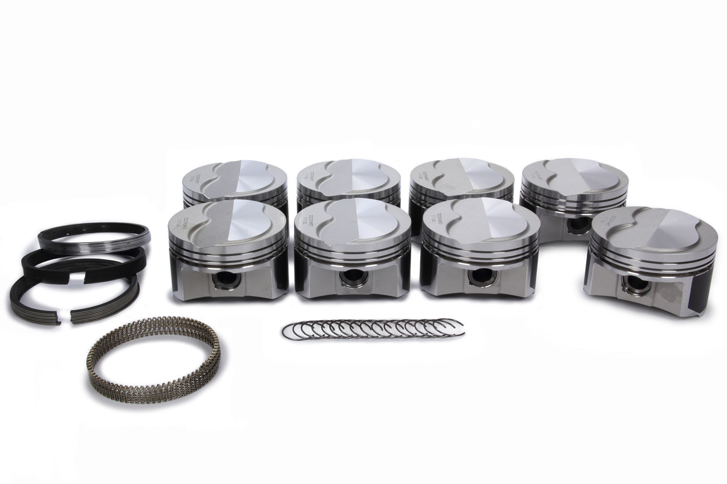 WISECO-PRO TRU PTS523A3 Pro Tru Street Forged Dome Pistons and Rings for Small Block Chevy, 4.030-Inch Bore