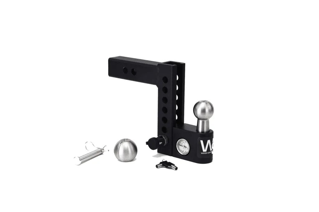 Weigh Safe AWS4-2 Aero Hitch 4 in Drop Hitch w/ 2 in Shank Trailer Hitch Ball Mount