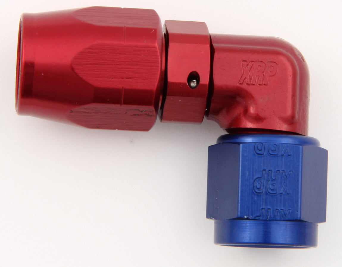XRP Xtreme Racing Products 209112 #12 90-Degree Double-Swivel Forged Hose End