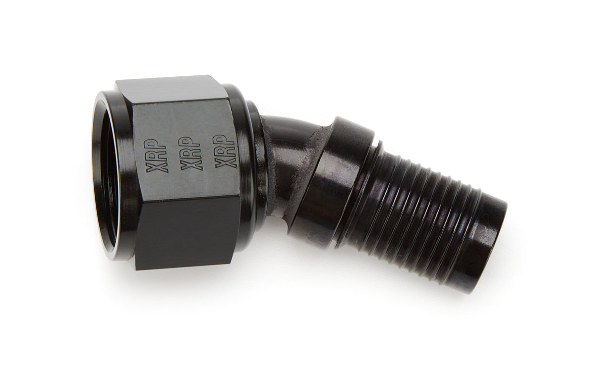 XRP Xtreme Racing Products 223012 12 AN 30-Degree Push-On Hose End, Aluminum, Black Anodized