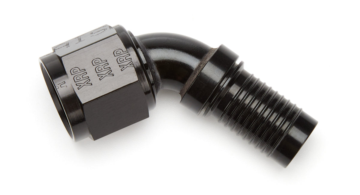 XRP 226010 HS-79 60-Degree 10 AN Crimp Hose End to 10 AN Female, Black Anodized Aluminum